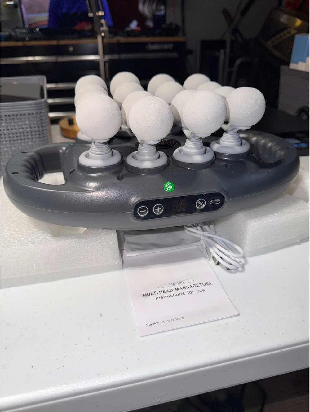 YK 820 Multi Head Massage Gun